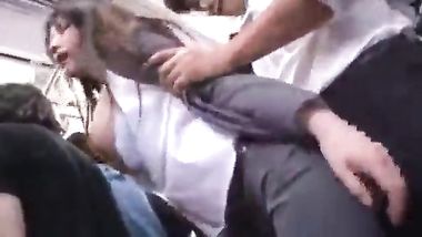 Real  sex on metro station